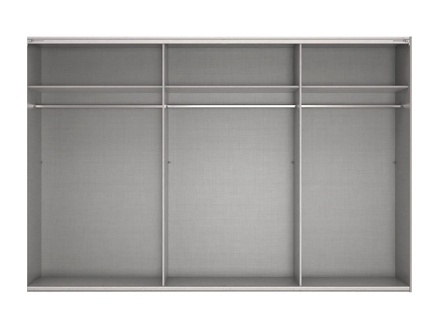 SCHWEBETÜRENSCHRANK Mugano weiß 313 / 65 / 236cm