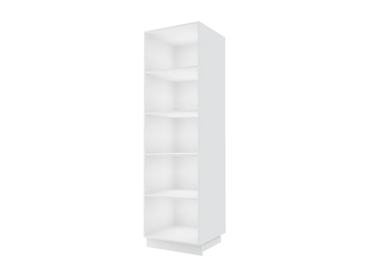 VORRATSSCHRANK Essen D14/DP/60/207 Grau Hochglanz / Weiß Matt 60 / 59 / 207cm