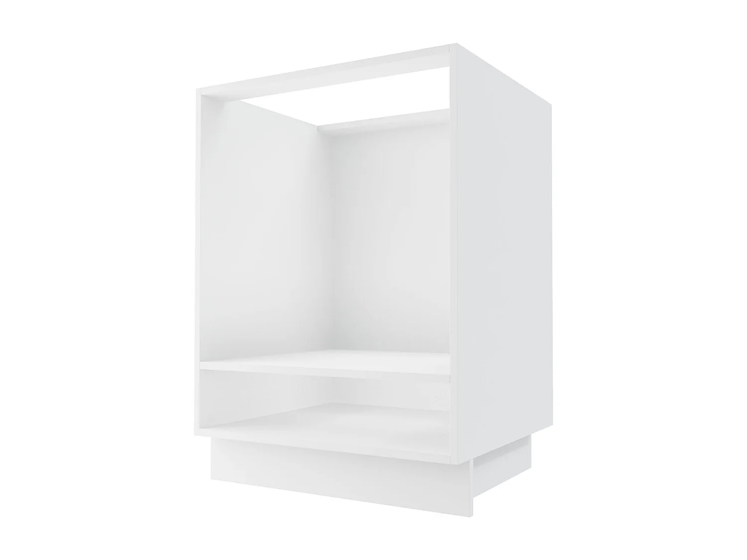 HERDUMBAUSCHRANK Essen D11K/60 Weiß Hochglanz / Weiß Matt 60 / 50 / 82cm