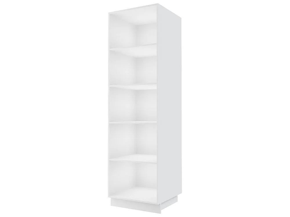 VORRATSSCHRANK Essen D14/DP/60/207 Weiß Hochglanz / Weiß Matt 60 / 59 / 207cm