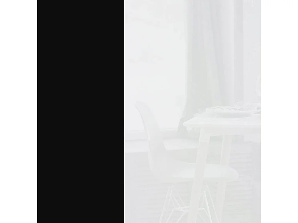 SPÜLENUNTERSCHRANK Essen D8Z/80 Weiß Hochglanz / Schwarz Matt 80 / 50 / 82cm