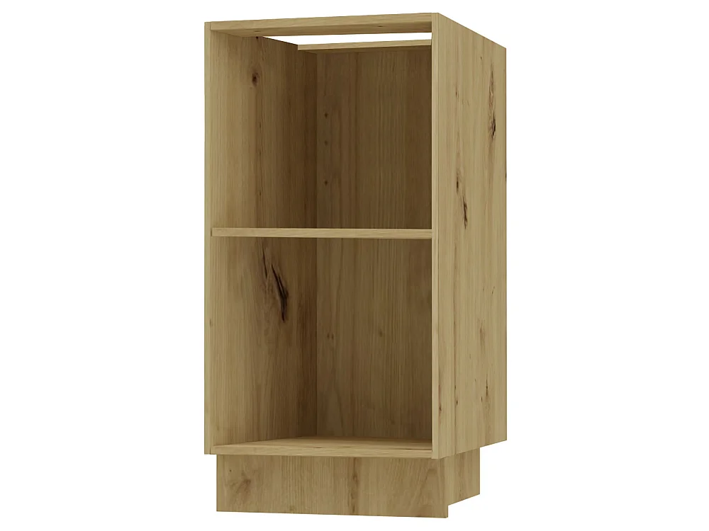 KÜCHENUNTERSCHRANK Essen D1D/20 Schwarz Hochglanz / Eiche Artisan Matt 20 / 50 / 82cm
