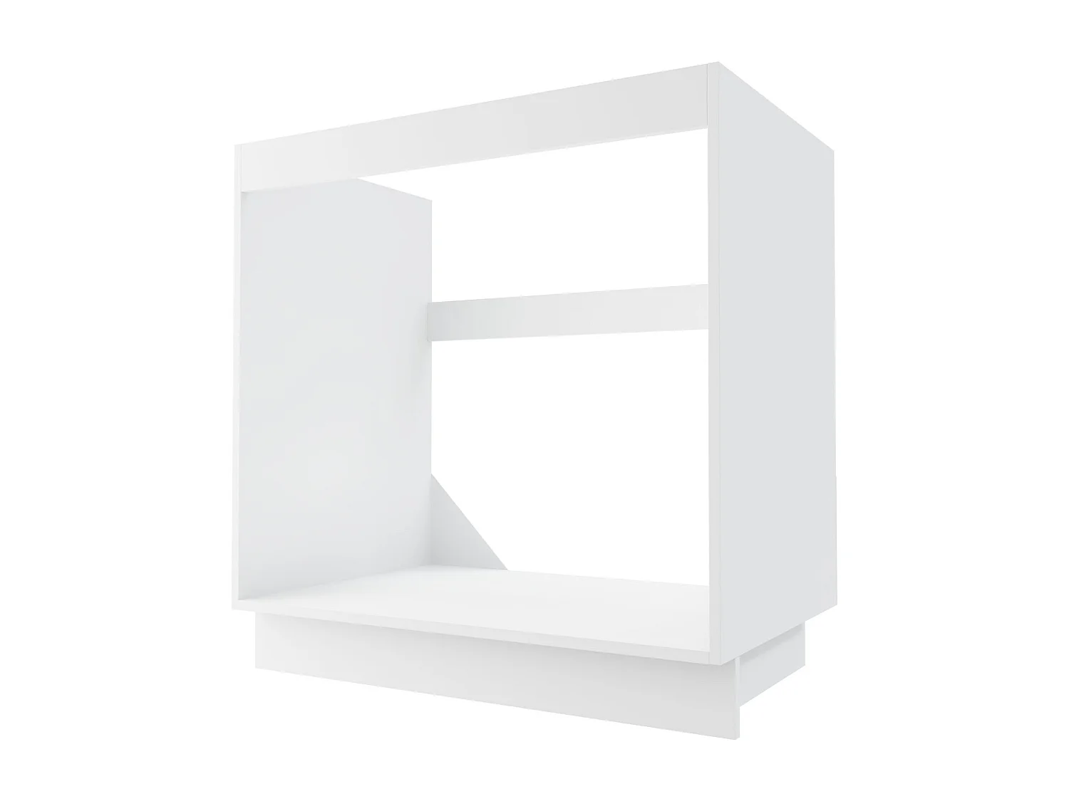 SPÜLENUNTERSCHRANK Essen D8Z/80 Weiß Hochglanz / Weiß Matt 80 / 50 / 82cm