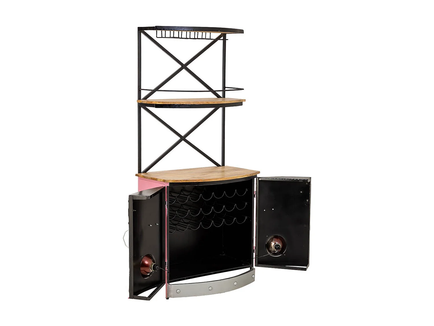 Porta-vinhos van 75x60x180cm