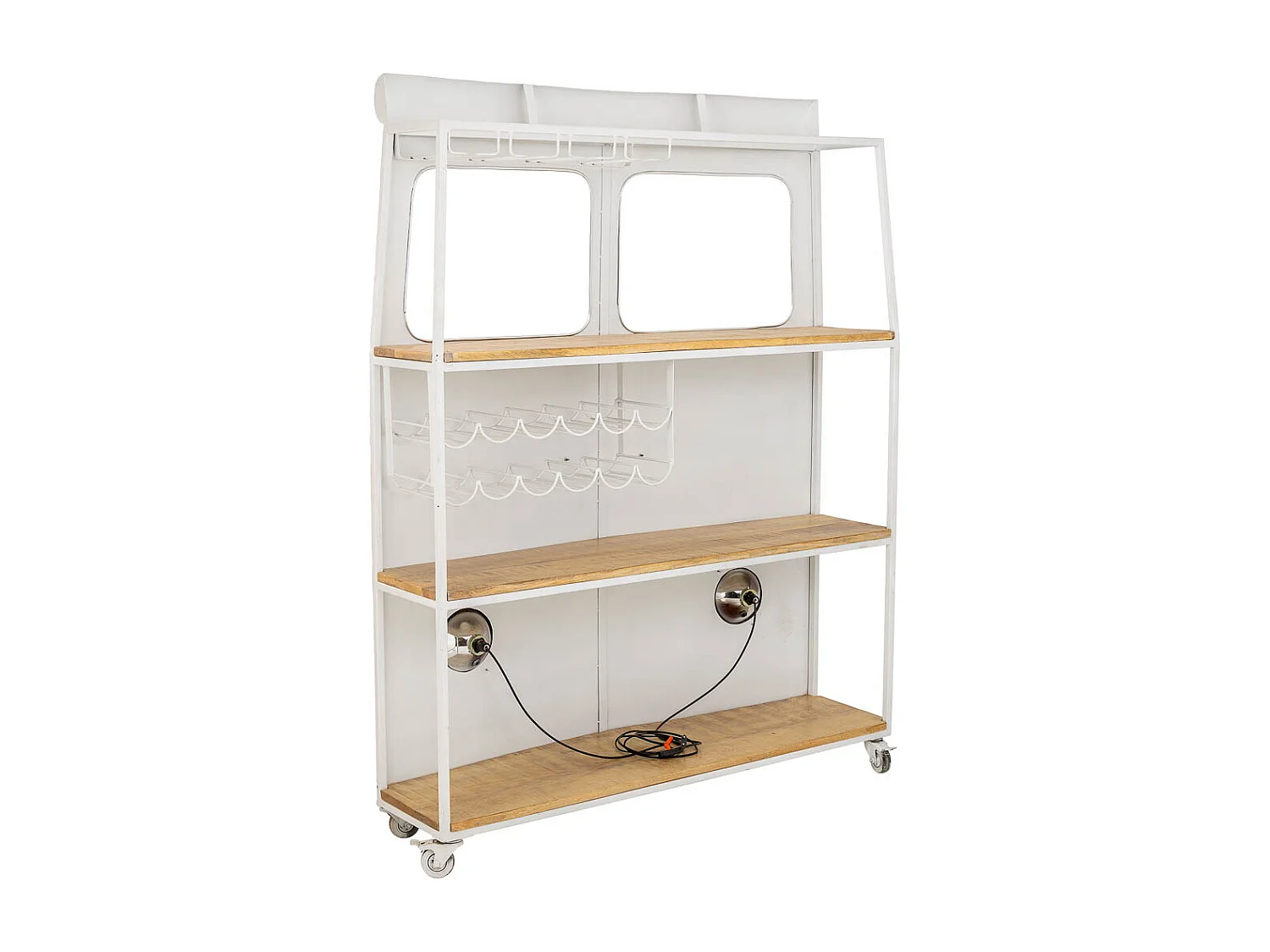 Furgoneta barra botellero 135x40x178h cm