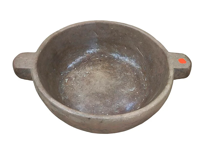 Taça vintage castanha 36x36x43 cm