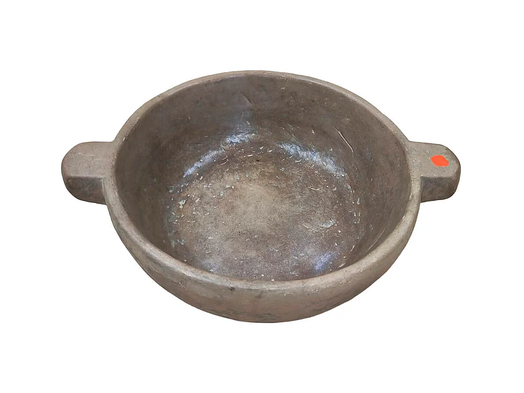 Taça vintage castanha 36x36x43 cm