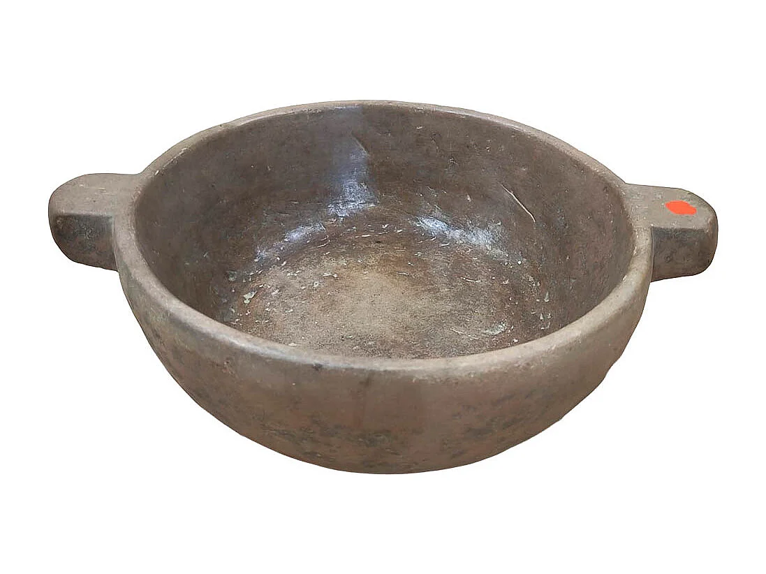 Taça vintage castanha 36x36x43 cm