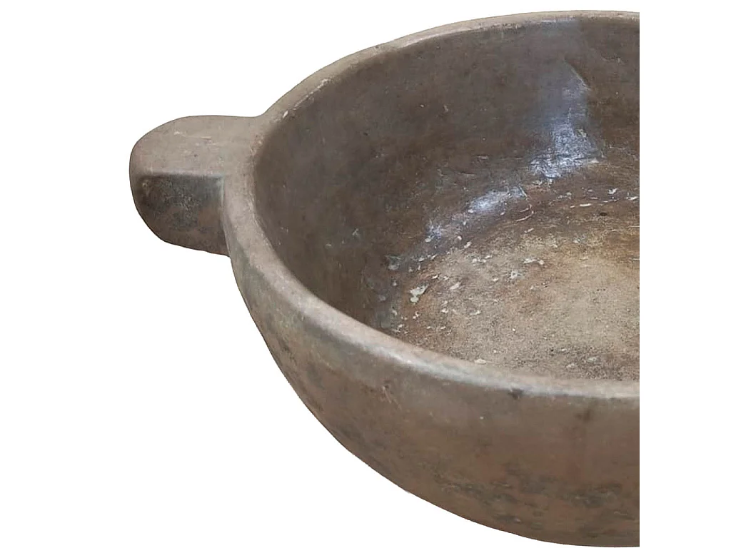 Taça vintage castanha 36x36x43 cm