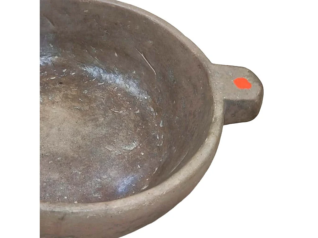 Taça vintage castanha 36x36x43 cm