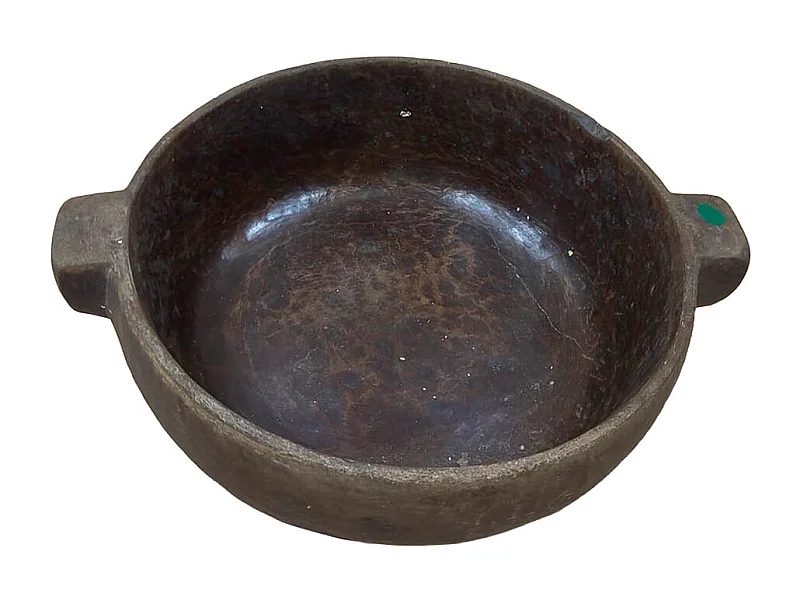 Taça vintage castanha 36x36x44 cm