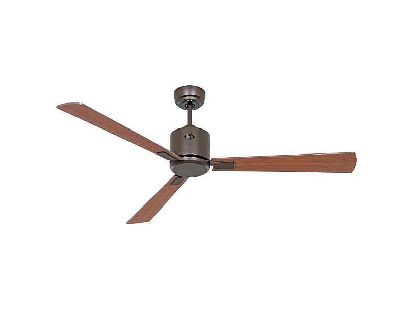 eco neo III 132 ventilateur, corps en marron avec pales en noyer et cerisier sans lumière, casafan