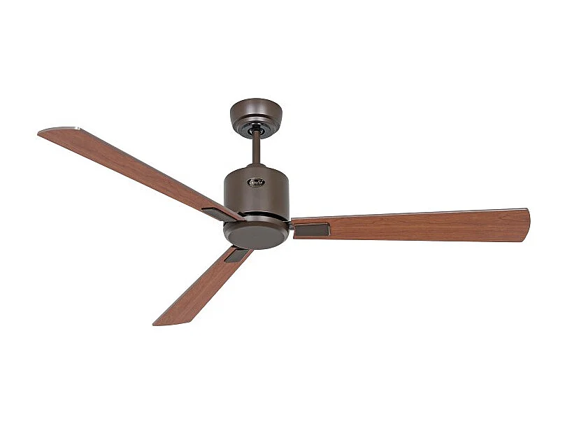 eco neo III 132 ventilateur, corps en marron avec pales en noyer et cerisier sans lumière, casafan