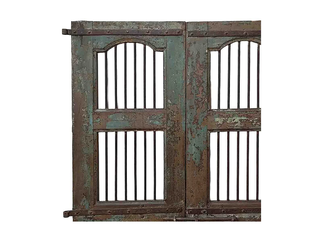 Porta de madeira artesanal castanha 104x4x179 cm