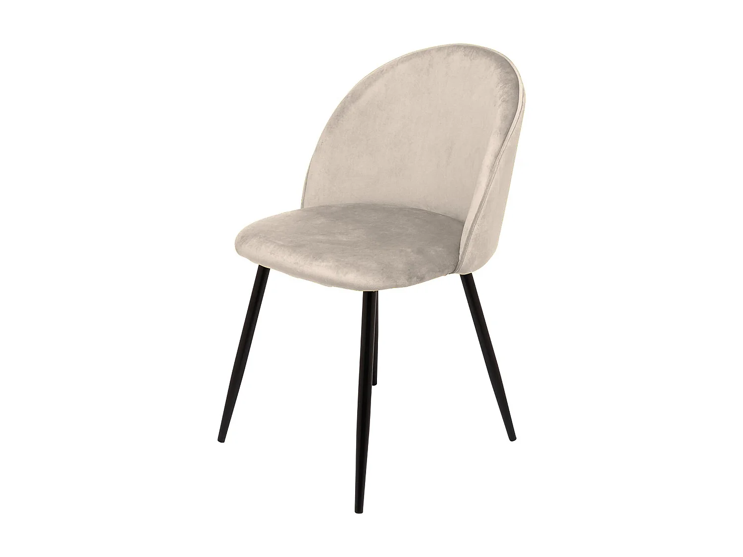 Chaise Achito, 2 Chaises, Noir