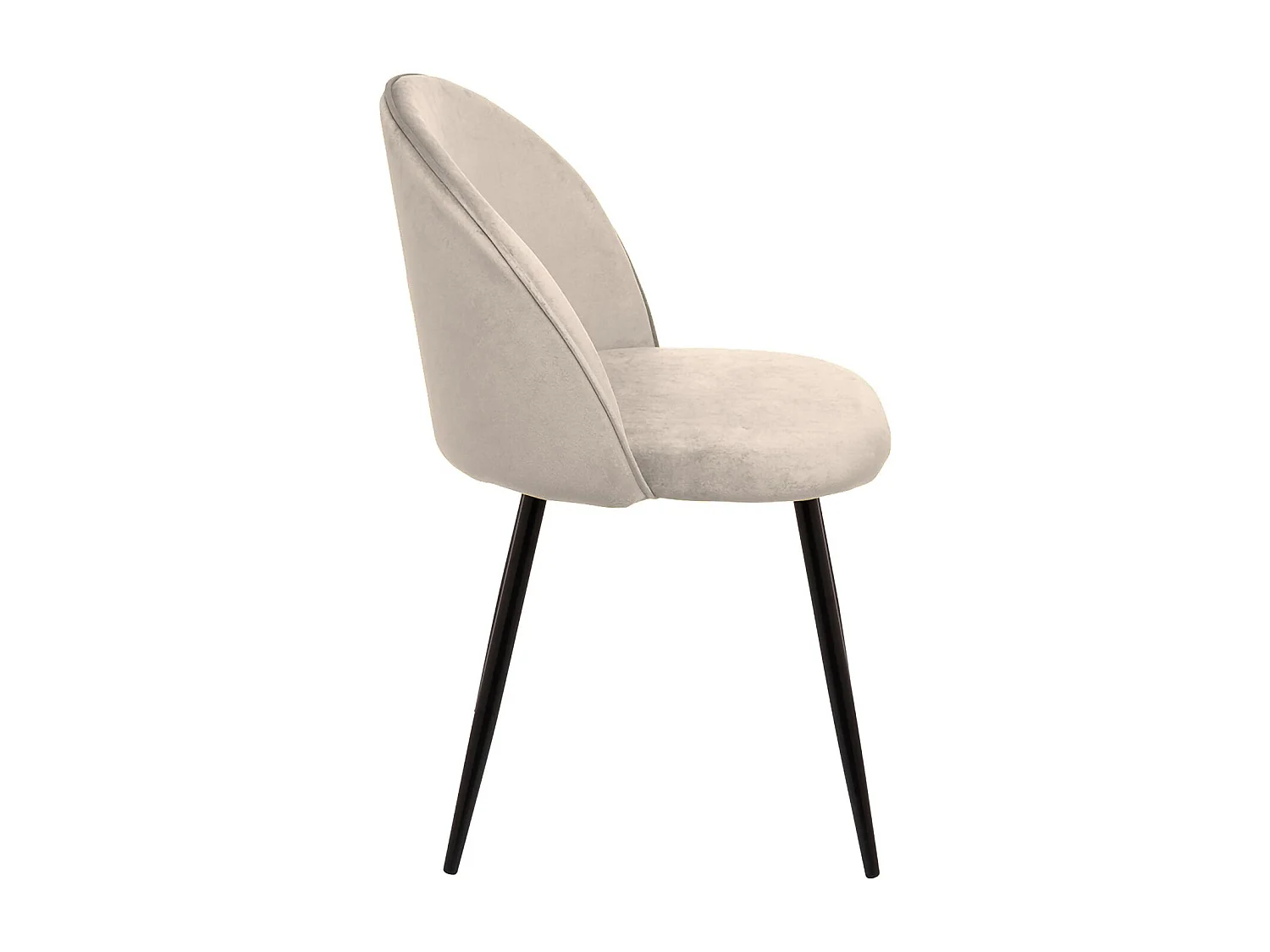 Chaise Achito, 2 Chaises, Noir