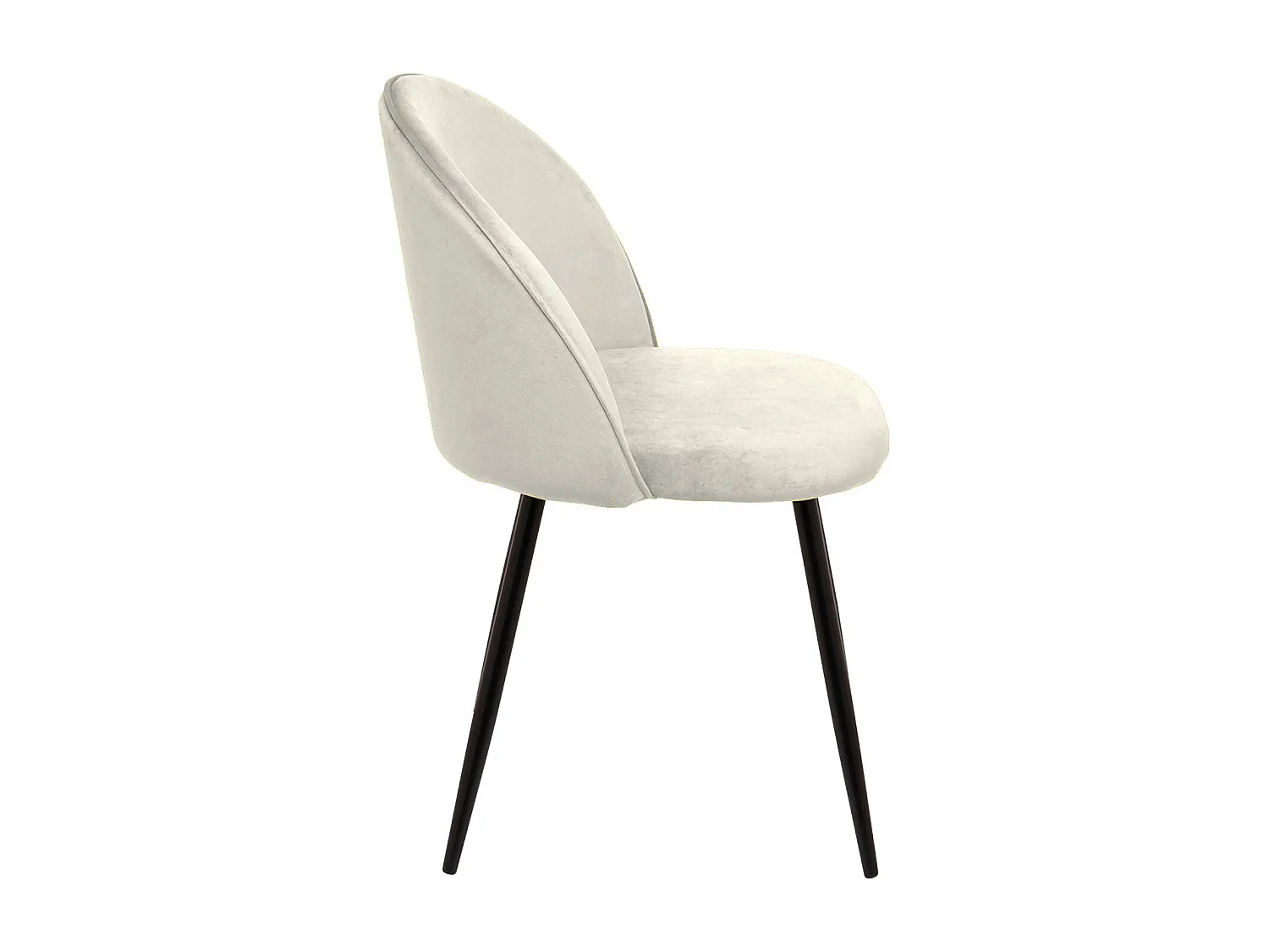 Chaise Achito, 2 Chaises, Noir