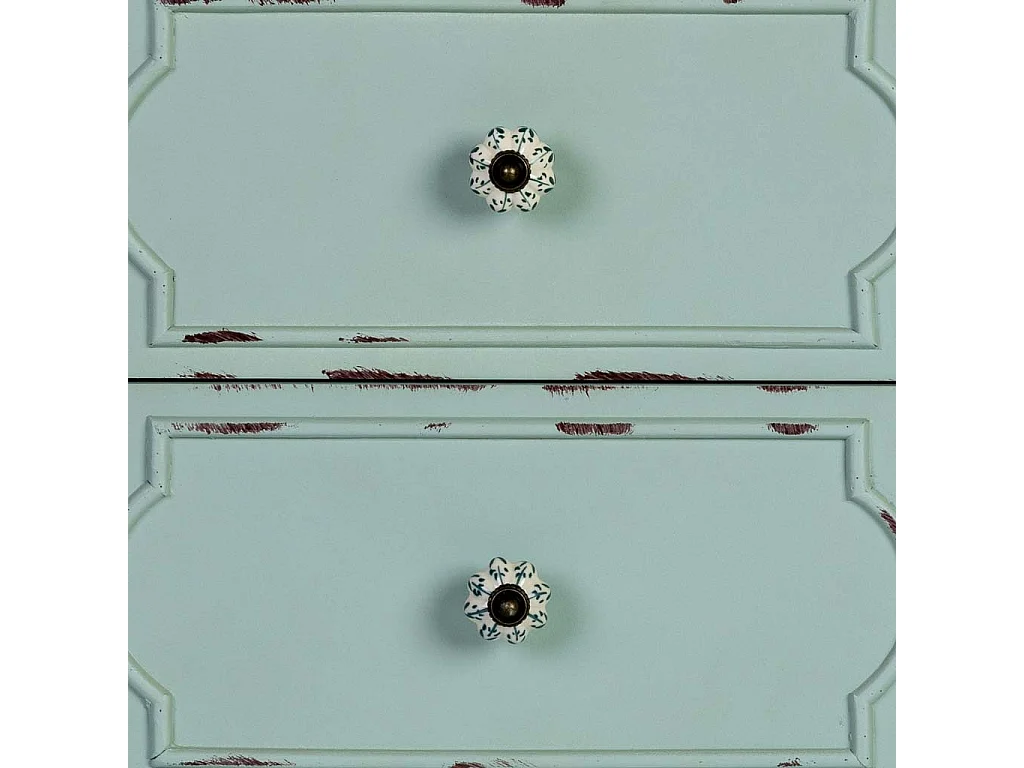 Mesita de noche de Madera de 2 cajones 50x36x55h cm