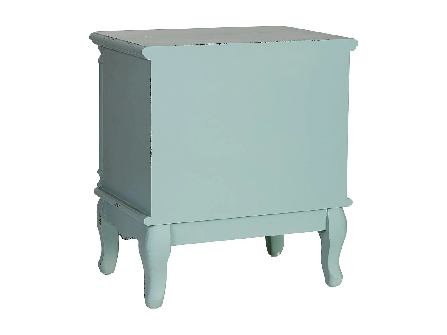 Mesa de cabeceira em madeira com 2 gavetas 50x36x55 cm