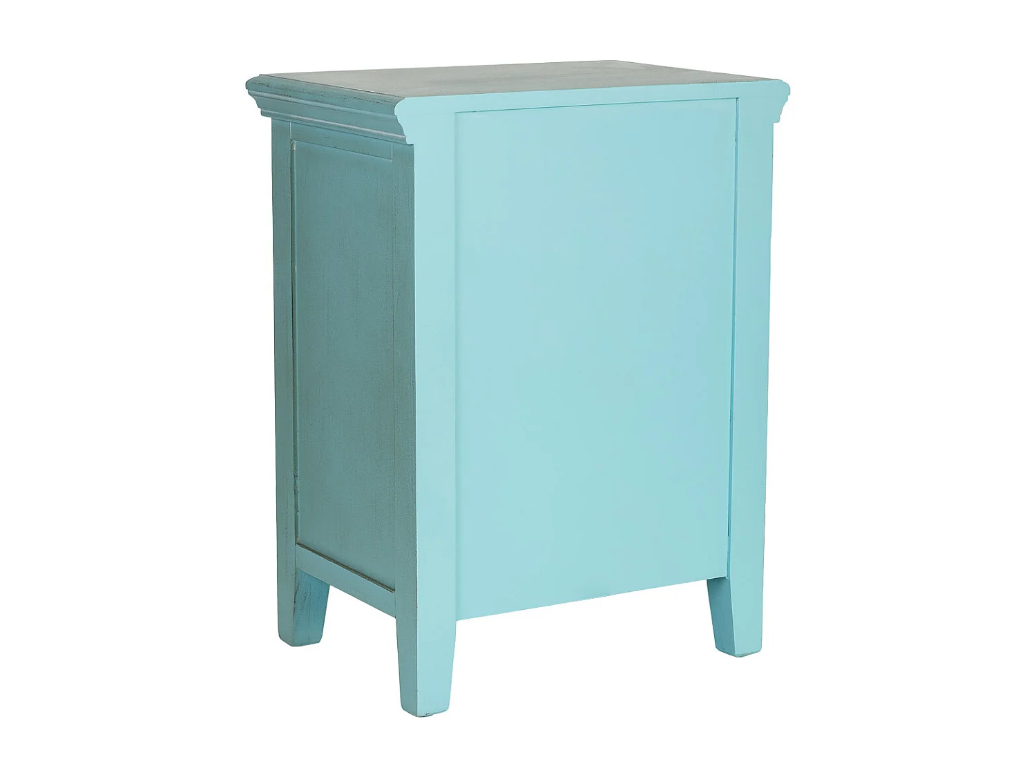 Comodino in legno con 1 anta e 1 cassetto 50x36x66,5h cm