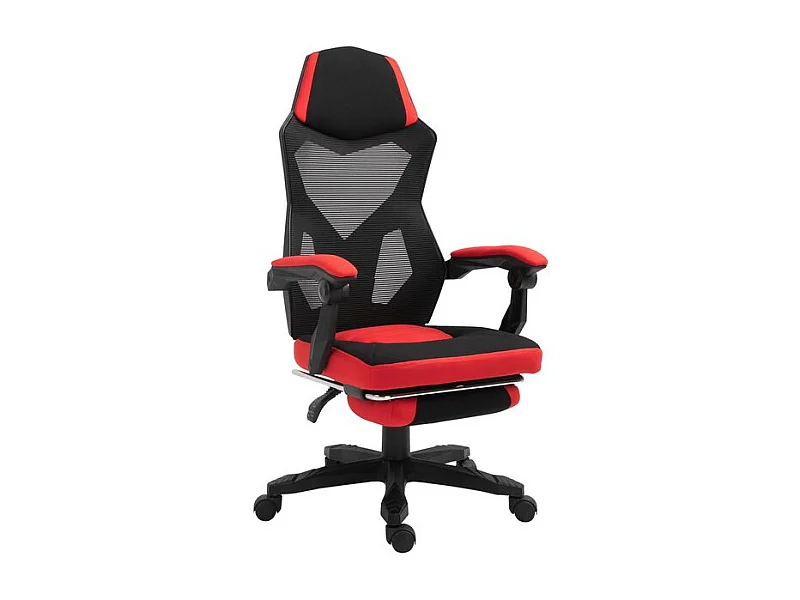 Fauteuil gaming inclinable OPTIMUS KING rouge noir