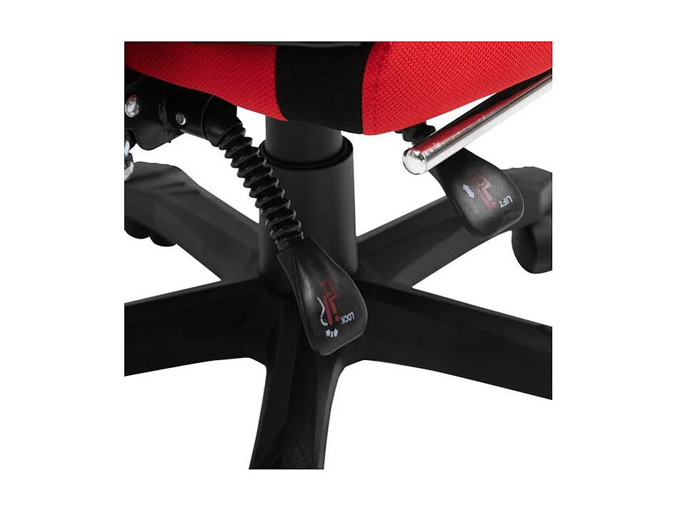 Fauteuil gaming inclinable OPTIMUS KING rouge noir