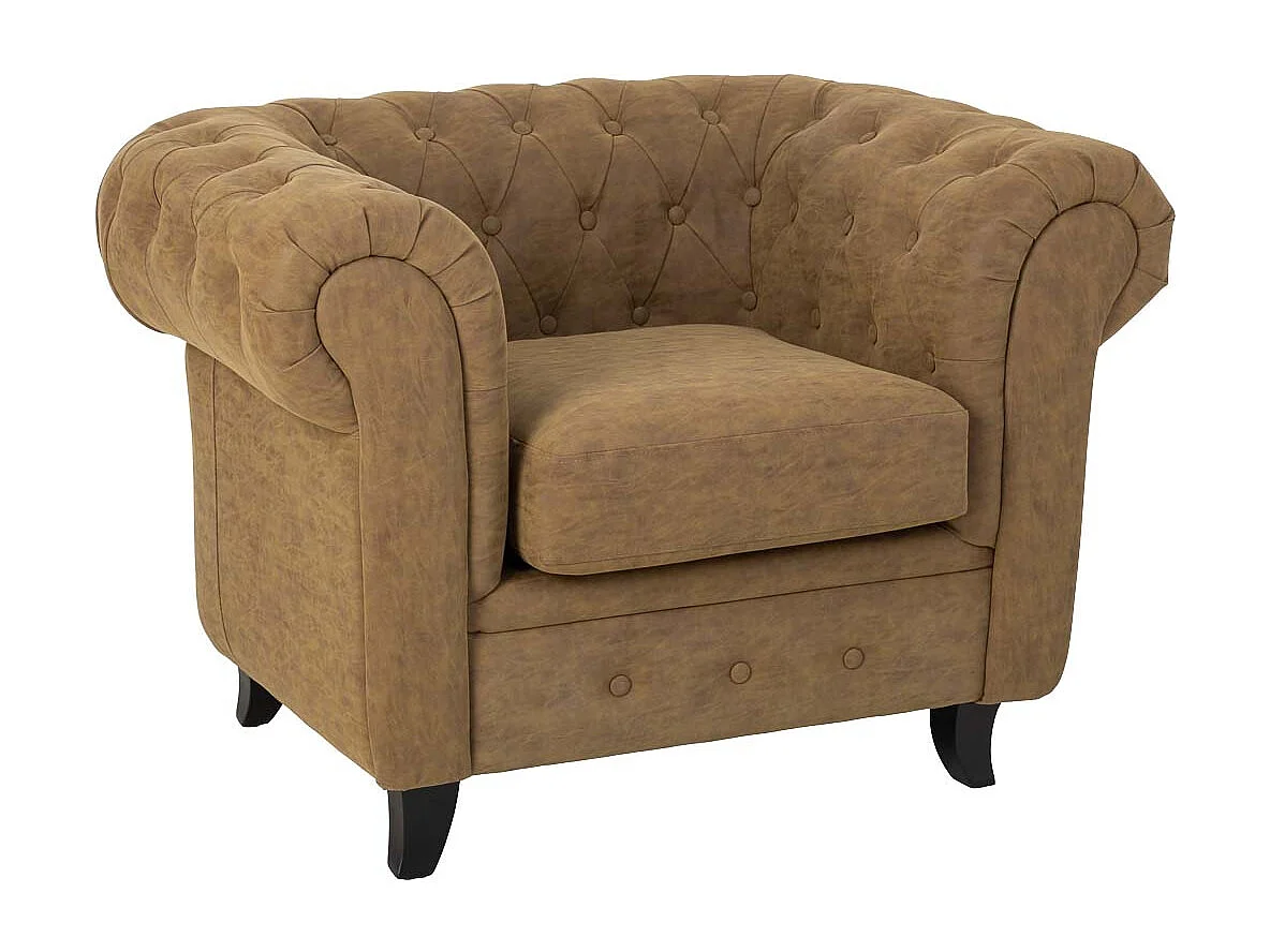 Sillón bege 110x81x77cm