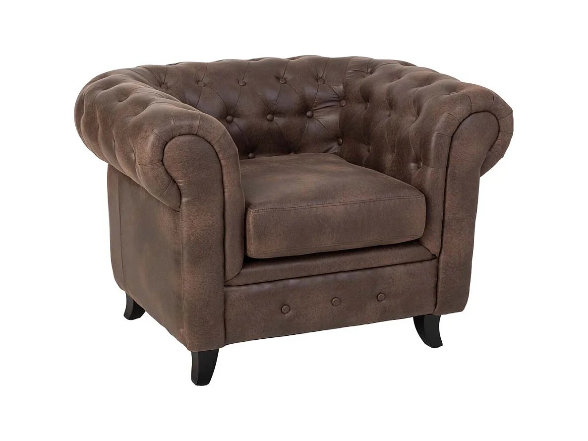 Fauteuil marron 110x81x77 cm