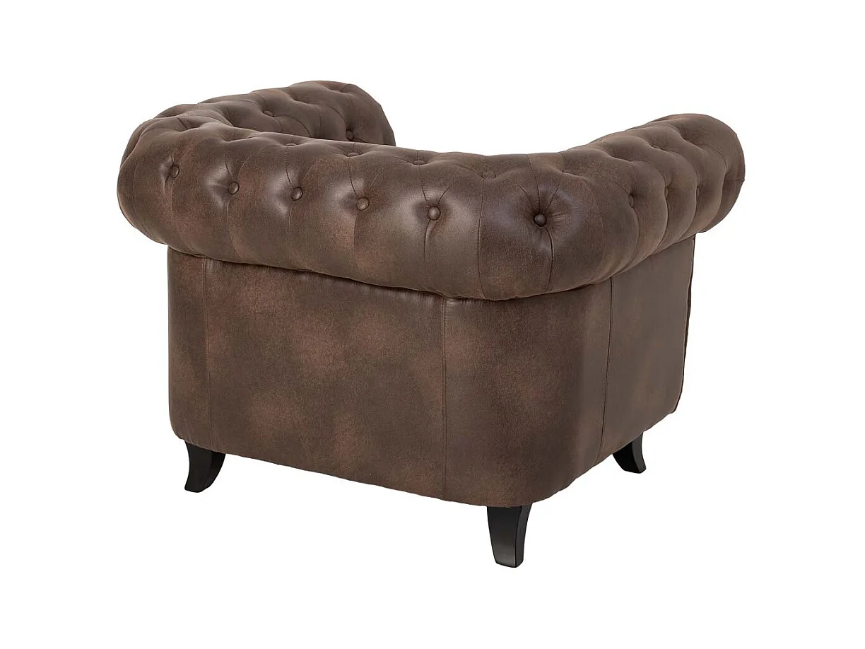 Fauteuil marron 110x81x77 cm