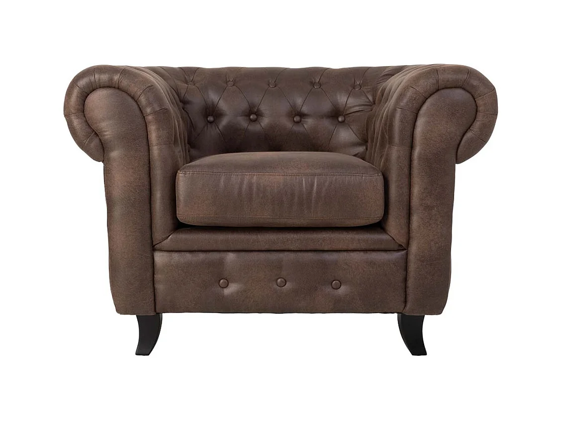 Fauteuil marron 110x81x77 cm
