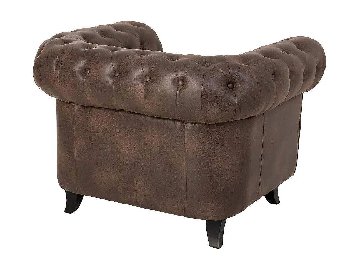 Sillón castanho 110x81x77cm