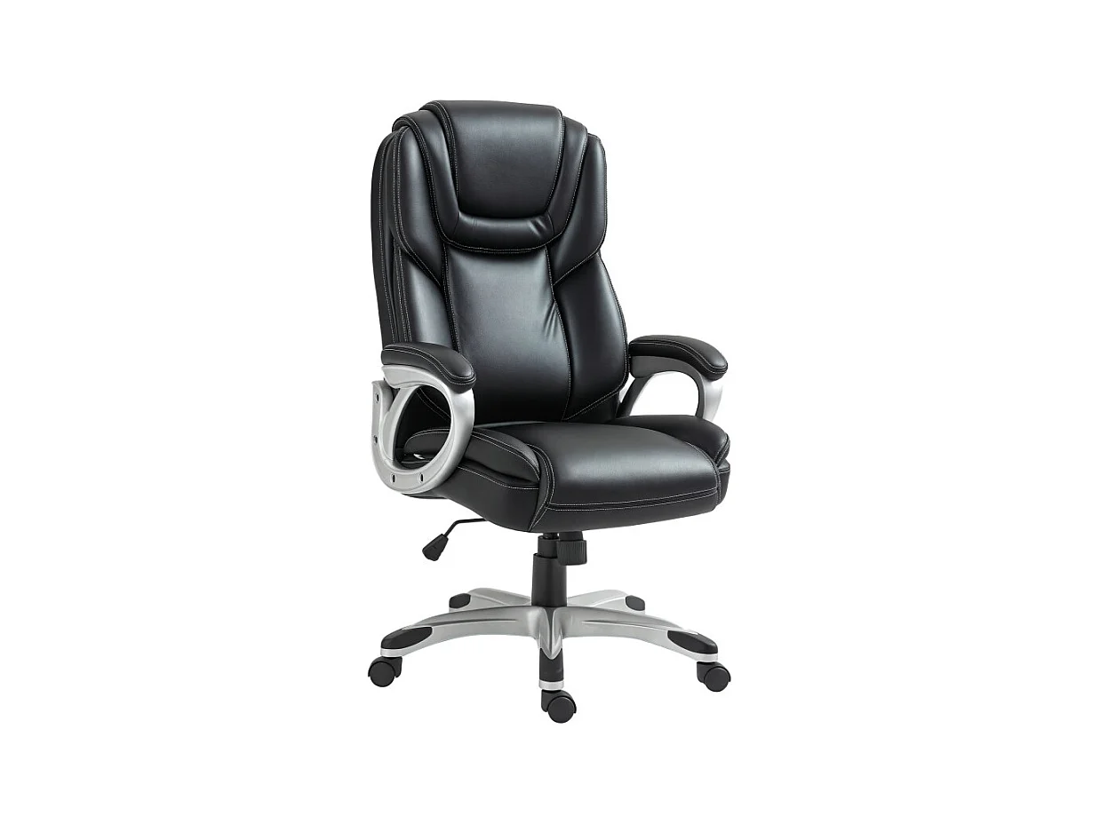 Chaise de bureau direction bascule RICCARDO noire