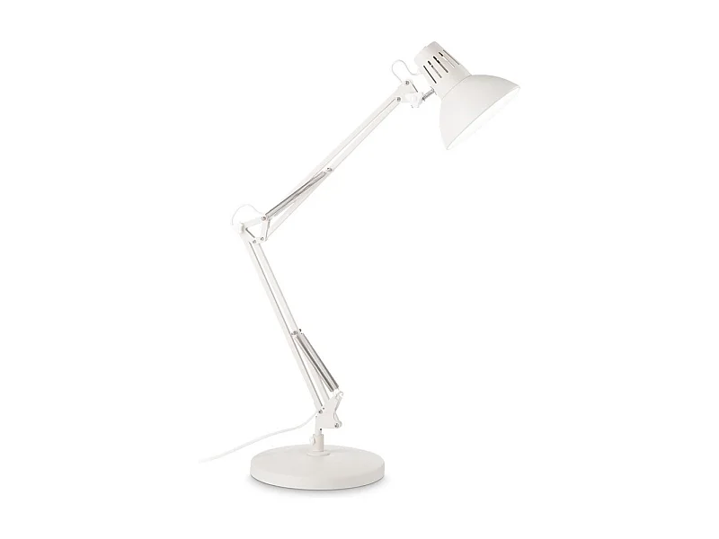 Ideal Lux WALLY Lampe de travail de bureau Blanc