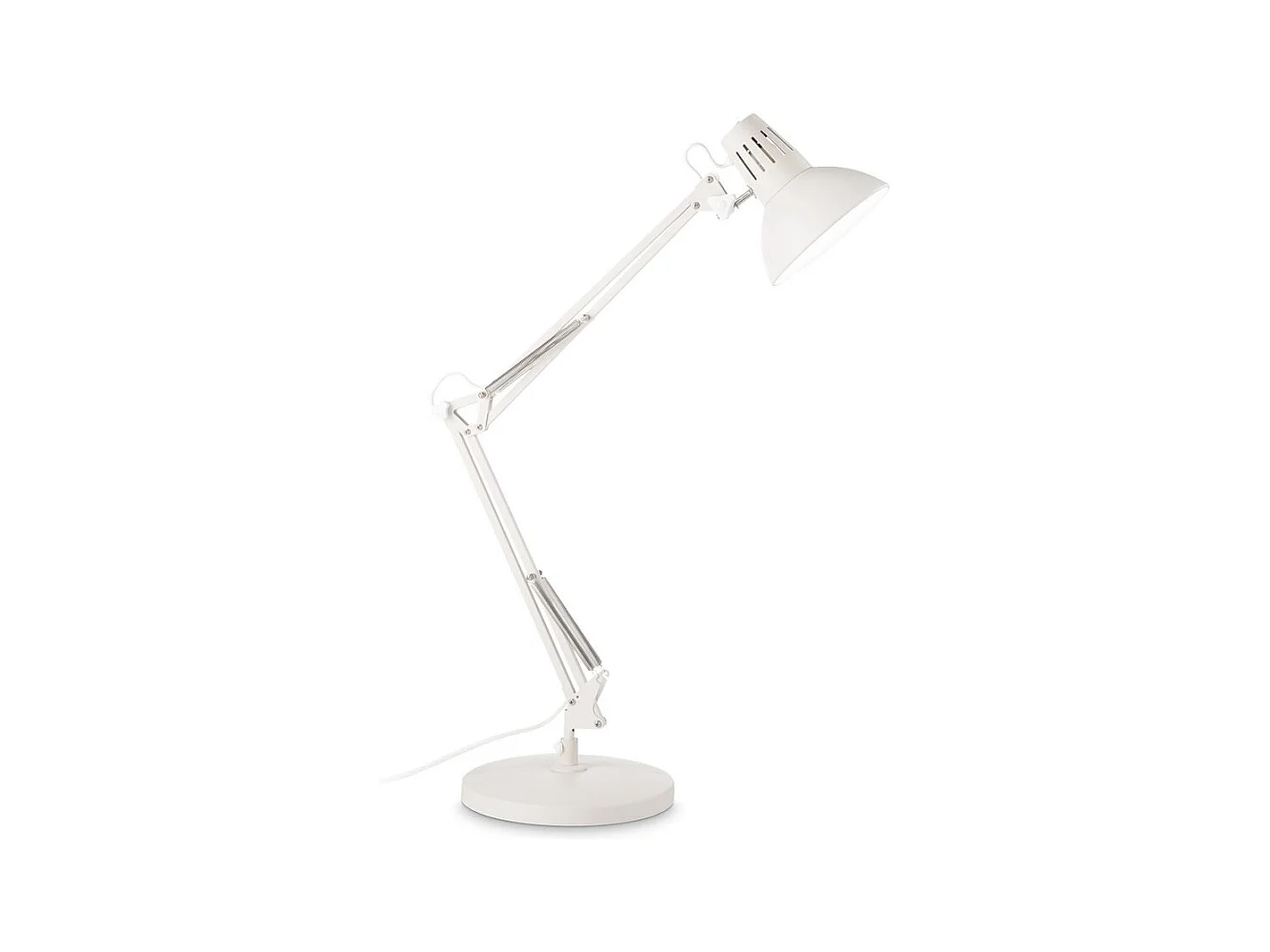 Ideal Lux WALLY Lampe de travail de bureau Blanc