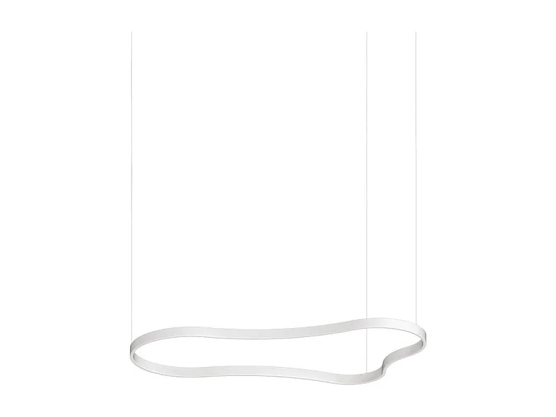 WAVES-3 SP, Suspension en métal blanc, Ideal Lux