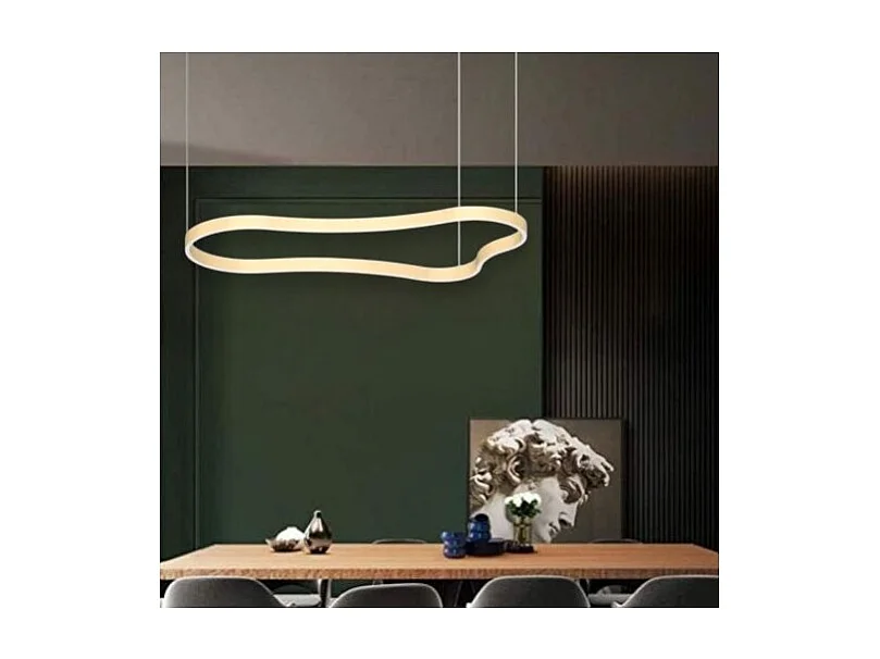 WAVES-3 SP, Suspension en métal doré, Ideal Lux