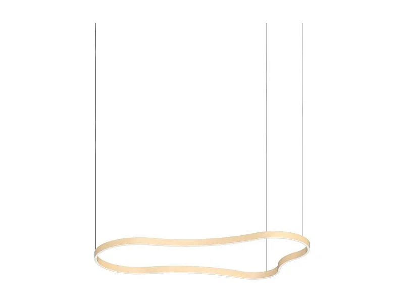 WAVES-3 SP, Suspension en métal doré, Ideal Lux