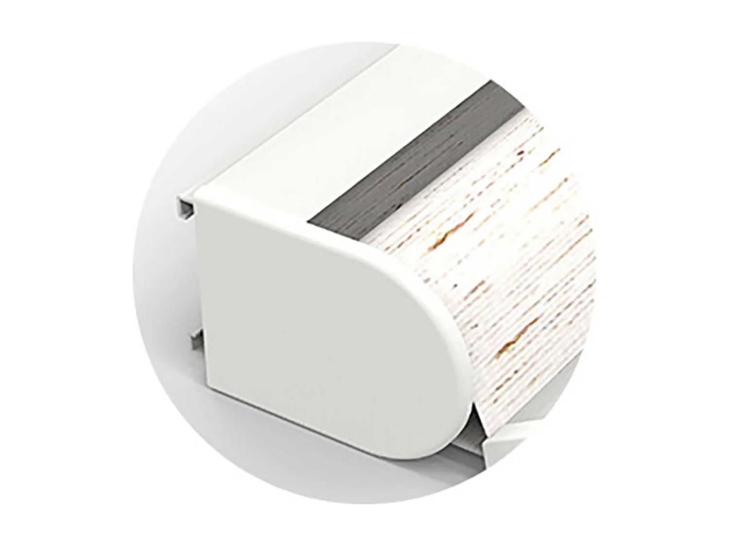 Tweekleurig dag- en nachtrolgordijn met dubbele weving en handketting