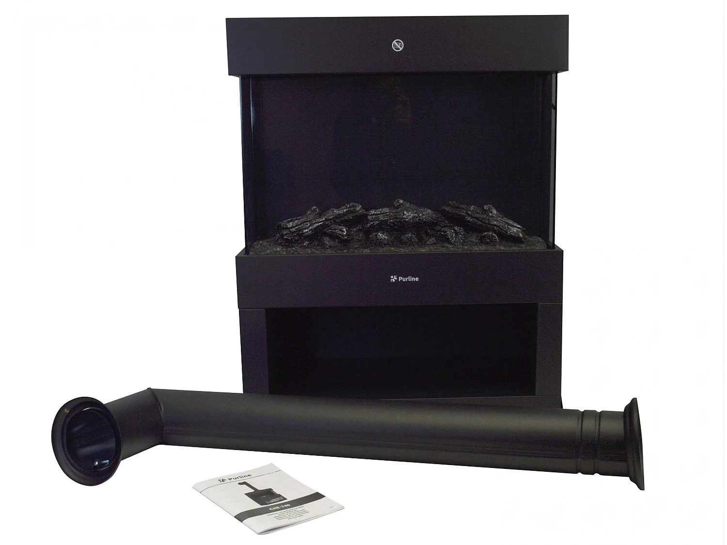 Elektrisch fornuis met decoratieve buis