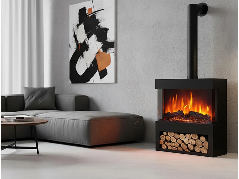 Elektrisch fornuis met decoratieve buis