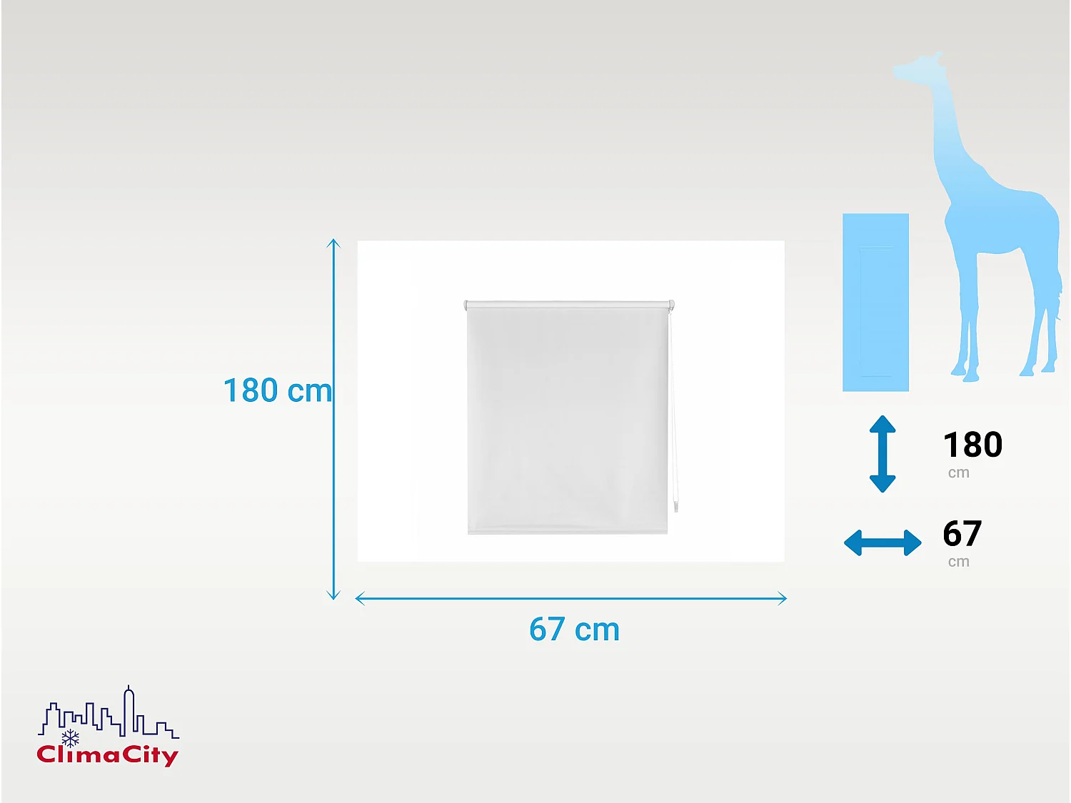 Store enrouleur Easyfix Polyester Opaque Multicolore