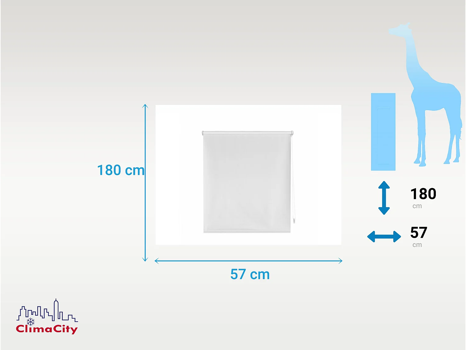 Store enrouleur Easyfix Polyester Opaque Multicolore