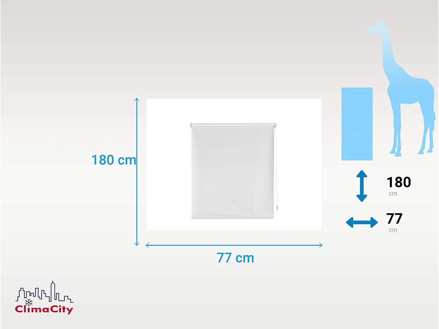 Store enrouleur Easyfix Polyester Opaque Multicolore