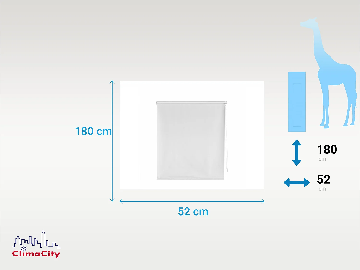 Store enrouleur Easyfix Polyester Opaque Multicolore