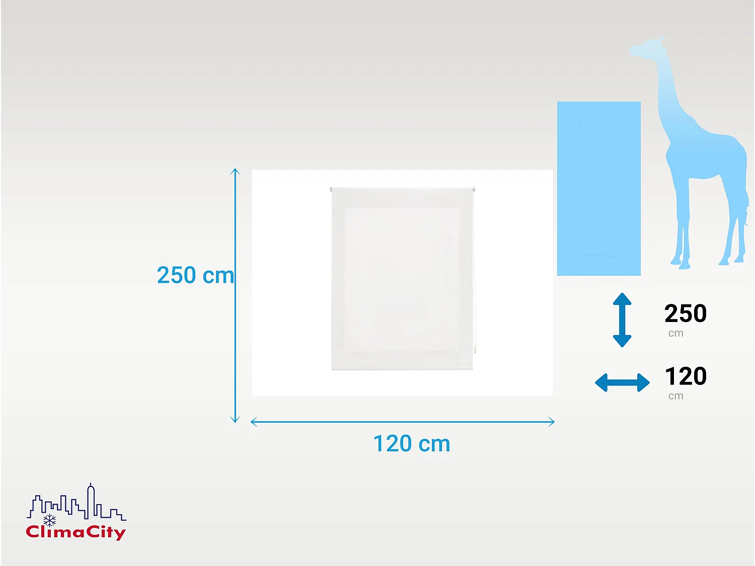 Store enrouleur Polyester Opaque Multicolore