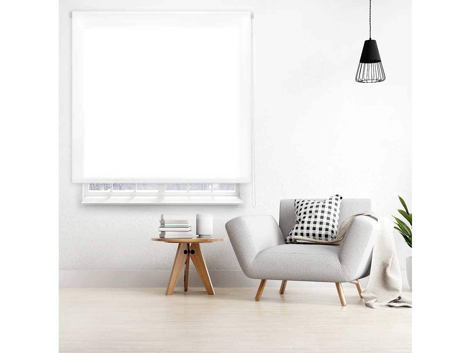 Store enrouleur Polyester Opaque Multicolore