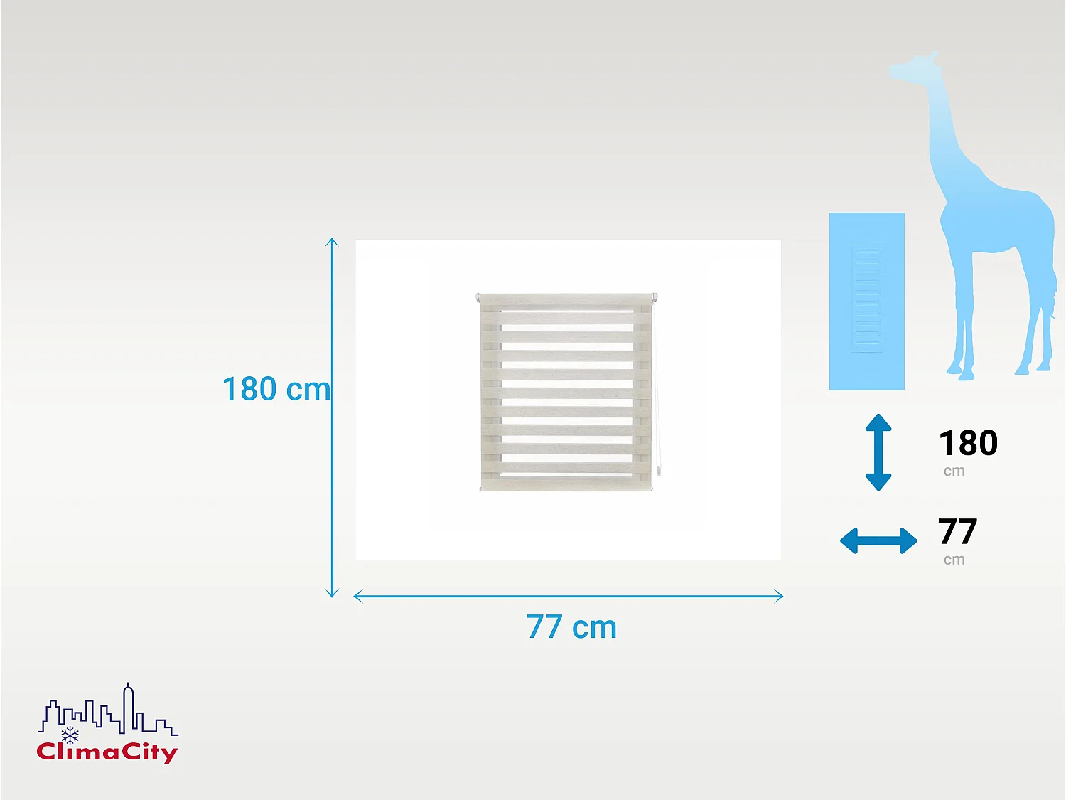 Store enrouleur Polyester Translucide Multicolore