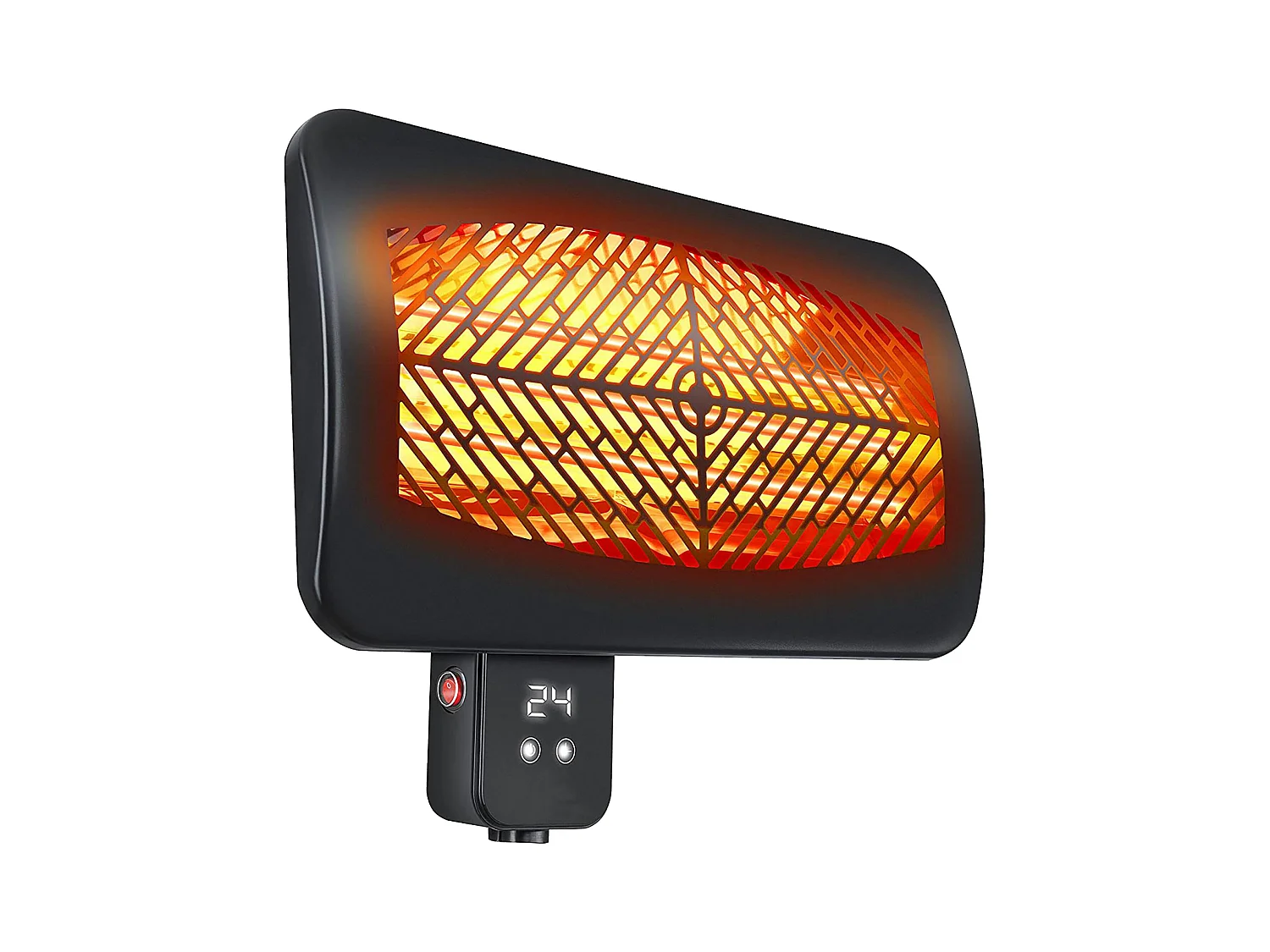 Estufa de exterior digital para pared con mando a distancia