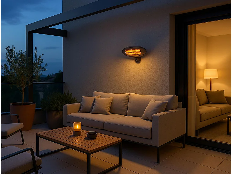 Halogen-Heizung HEATY EX2000 WALL