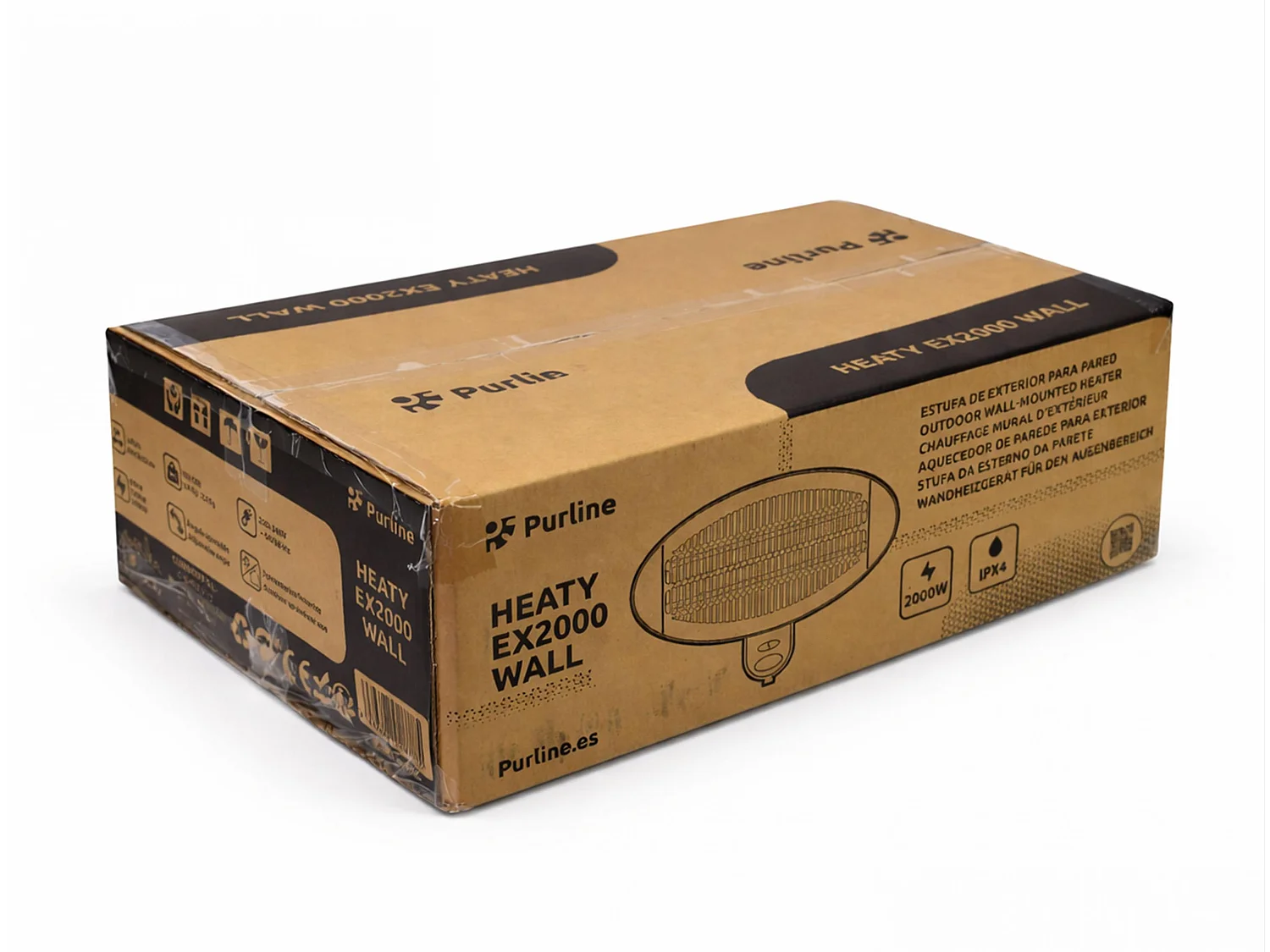 Chauffage infrarouge d'extérieur 3 puissances